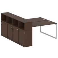 Metal System Quattro Р. ст. с шкафом-купе на О-образном м/к 40БО.РС-СШК-4.4 Т Акация/Антрацит металл 2010*2332*1098 Metal System Quattro Р. ст. с шкафом-купе на О-образном м/к 40БО.РС-СШК-4.4 Т Акация/Антрацит металл 2010*2332*1098