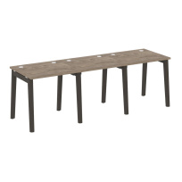 Onix Wood Рабочая станция OW.RS-3.0.7 Белый бриллиант/Дуб светлый/Белый металл 2340*720*750 Onix Wood Рабочая станция OW.RS-3.0.7 Белый бриллиант/Дуб светлый/Белый металл 2340*720*750