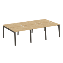 Onix Wood Рабочая станция OW.D.RS-6.1.8 Белый бриллиант/Дуб светлый/Белый металл 2940*1635*750 Onix Wood Рабочая станция OW.D.RS-6.1.8 Белый бриллиант/Дуб светлый/Белый металл 2940*1635*750