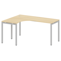 Metal System Quattro Стол криволинейный левый на П-образном м/к 40БП.СА-4 (L) Акация/Антрацит металл 1600*1200*750 Metal System Quattro Стол криволинейный левый на П-образном м/к 40БП.СА-4 (L) Акация/Антрацит металл 1600*1200*750