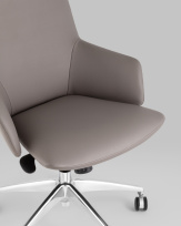 Кресло руководителя TopChairs Bow серый Кресло руководителя TopChairs Bow серый