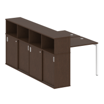 Metal System Quattro Р. ст. с шкафом-купе на П-образном м/к 40БП.РС-СШК-4.1 Т Акация/Антрацит металл 1410*2332*1098 Metal System Quattro Р. ст. с шкафом-купе на П-образном м/к 40БП.РС-СШК-4.1 Т Акация/Антрацит металл 1410*2332*1098