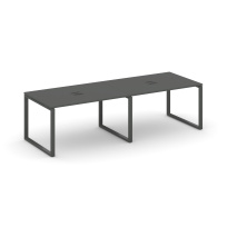 Стол для переговоров Style Project SN-6O.SPRG-012 Акация Лорка/Металл Черный 2360×980×750 Стол для переговоров Style Project SN-6O.SPRG-012 Акация Лорка/Металл Черный 2360×980×750