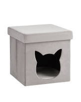 Пуф складной с ящиком Store Pet серый Пуф складной с ящиком Store Pet серый