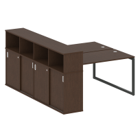 Metal System Quattro Р. ст. с шкафом-купе на О-образном м/к 40БО.РС-СШК-4.3 Т Акация/Антрацит металл 1810*2332*1098 Metal System Quattro Р. ст. с шкафом-купе на О-образном м/к 40БО.РС-СШК-4.3 Т Акация/Антрацит металл 1810*2332*1098