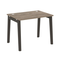 Onix Wood Стол офисный OW.SP-1.7 Дуб мали/Дуб светлый/Белый металл 980×720×750 Onix Wood Стол офисный OW.SP-1.7 Дуб мали/Дуб светлый/Белый металл 980×720×750