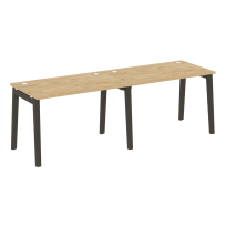 Onix Wood Рабочая станция OW.RS-2.2.7 Белый бриллиант/Дуб светлый/Белый металл 2360*720*750 Onix Wood Рабочая станция OW.RS-2.2.7 Белый бриллиант/Дуб светлый/Белый металл 2360*720*750