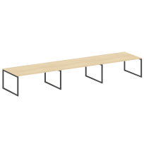 Metal System Quattro Перег. стол (3 столешницы) на О-оразном м/к 40БО.ПРГ-3.5 Акация/Антрацит металл 5400*1235*750 Metal System Quattro Перег. стол (3 столешницы) на О-оразном м/к 40БО.ПРГ-3.5 Акация/Антрацит металл 5400*1235*750