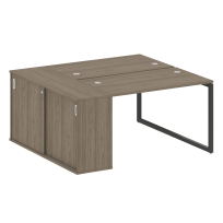 Metal System Quattro Р. ст. с шкафом-купе на О-образном м/к 40БО.РС-СШК-1.2 Т Акация/Антрацит металл 1610*1475*750 Metal System Quattro Р. ст. с шкафом-купе на О-образном м/к 40БО.РС-СШК-1.2 Т Акация/Антрацит металл 1610*1475*750