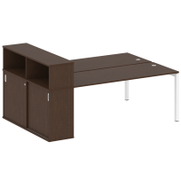 Metal System Quattro Р. ст. с шкафом-купе на П-образном м/к 50БП.РС-СШК-2.5 Т Акация/Антрацит металл 2210*1475*1098 Metal System Quattro Р. ст. с шкафом-купе на П-образном м/к 50БП.РС-СШК-2.5 Т Акация/Антрацит металл 2210*1475*1098