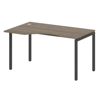 Metal System Quattro Стол криволинейный левый на П-образном м/к 40БП.СА-2 (L) Акация/Антрацит металл 1400*900*750 Metal System Quattro Стол криволинейный левый на П-образном м/к 40БП.СА-2 (L) Акация/Антрацит металл 1400*900*750