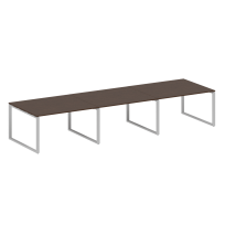 Metal System Перег. стол (3 столешницы) на О-оразном м/к БО.ПРГ-3.3 Акация/Антрацит металл 4200*1235*750 Metal System Перег. стол (3 столешницы) на О-оразном м/к БО.ПРГ-3.3 Акация/Антрацит металл 4200*1235*750