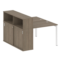 Metal System Quattro Р. ст. с шкафом-купе на П-образном м/к 50БП.РС-СШК-2.1 Т Акация/Антрацит металл 1410*1475*1098 Metal System Quattro Р. ст. с шкафом-купе на П-образном м/к 50БП.РС-СШК-2.1 Т Акация/Антрацит металл 1410*1475*1098