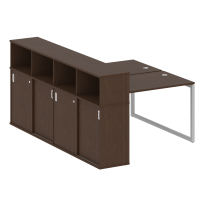 Metal System Quattro Р. ст. с шкафом-купе на О-образном м/к 40БО.РС-СШК-4.2 Т Акация/Антрацит металл 1610*2332*1098 Metal System Quattro Р. ст. с шкафом-купе на О-образном м/к 40БО.РС-СШК-4.2 Т Акация/Антрацит металл 1610*2332*1098