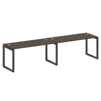 Metal System Quattro Р. ст. на 2 раб. места на О-образном м/к 50БО.СМ-2.4 Акация/Антрацит металл 3200*720*750 Metal System Quattro Р. ст. на 2 раб. места на О-образном м/к 50БО.СМ-2.4 Акация/Антрацит металл 3200*720*750