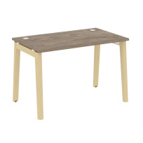 Onix Wood Стол офисный OW.SP-2.7 Дуб мали/Дуб светлый/Белый металл 1180×720×750 Onix Wood Стол офисный OW.SP-2.7 Дуб мали/Дуб светлый/Белый металл 1180×720×750