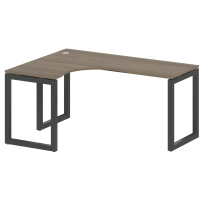 Metal System Quattro Стол криволинейный левый на О-образном м/к 50БО.СА-4 (L) Акация/Антрацит металл 1600*1200*750 Metal System Quattro Стол криволинейный левый на О-образном м/к 50БО.СА-4 (L) Акация/Антрацит металл 1600*1200*750