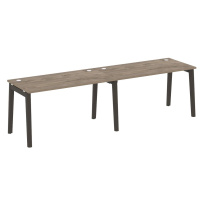 Onix Wood Рабочая станция OW.RS-2.3.7 Белый бриллиант/Дуб светлый/Белый металл 2760*720*750 Onix Wood Рабочая станция OW.RS-2.3.7 Белый бриллиант/Дуб светлый/Белый металл 2760*720*750