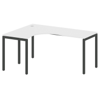 Metal System Quattro Стол криволинейный левый на П-образном м/к 40БП.СА-4 (L) Акация/Антрацит металл 1600*1200*750 Metal System Quattro Стол криволинейный левый на П-образном м/к 40БП.СА-4 (L) Акация/Антрацит металл 1600*1200*750