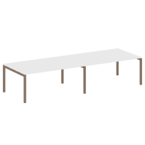 Metal System Quattro Перег. стол (2 столешницы) на П-образном м/к 50БП.ПРГ-2.5 Акация/Антрацит металл 3600*1235*750 Metal System Quattro Перег. стол (2 столешницы) на П-образном м/к 50БП.ПРГ-2.5 Акация/Антрацит металл 3600*1235*750