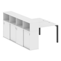 Metal System Quattro Р. ст. с шкафом-купе на П-образном м/к 50БП.РС-СШК-4.2 Т Акация/Антрацит металл 1610*2332*1098 Metal System Quattro Р. ст. с шкафом-купе на П-образном м/к 50БП.РС-СШК-4.2 Т Акация/Антрацит металл 1610*2332*1098