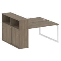 Metal System Quattro Р. ст. с шкафом-купе на О-образном м/к 50БО.РС-СШК-2.3 Т Акация/Антрацит металл 1810*1475*1098 Metal System Quattro Р. ст. с шкафом-купе на О-образном м/к 50БО.РС-СШК-2.3 Т Акация/Антрацит металл 1810*1475*1098