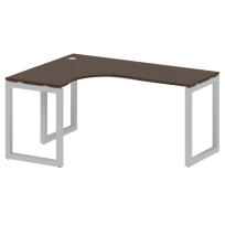 Metal System Quattro Стол криволинейный левый на О-образном м/к 50БО.СА-4 (L) Акация/Антрацит металл 1600*1200*750 Metal System Quattro Стол криволинейный левый на О-образном м/к 50БО.СА-4 (L) Акация/Антрацит металл 1600*1200*750