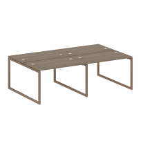 Metal System Quattro Р. ст. на 4 раб. места на О-образном м/к 40БО.СМ-4.2 Акация/Антрацит металл 2400*1475*750 Metal System Quattro Р. ст. на 4 раб. места на О-образном м/к 40БО.СМ-4.2 Акация/Антрацит металл 2400*1475*750