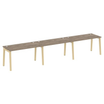 Onix Wood Рабочая станция OW.RS-3.3.7 Белый бриллиант/Дуб светлый/Белый металл 4140*720*750 Onix Wood Рабочая станция OW.RS-3.3.7 Белый бриллиант/Дуб светлый/Белый металл 4140*720*750