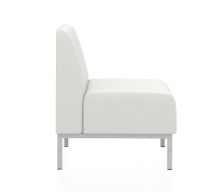 Мягкое кресло Компакт Euroforma / Искуственная шесть Kardif / Серый 10 / Черный / 600×620×770 Мягкое кресло Компакт Euroforma / Искуственная шесть Kardif / Серый 10 / Черный / 600×620×770