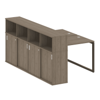 Metal System Quattro Р. ст. с шкафом-купе на О-образном м/к 40БО.РС-СШК-4.1 Т Акация/Антрацит металл 1410*2332*1098 Metal System Quattro Р. ст. с шкафом-купе на О-образном м/к 40БО.РС-СШК-4.1 Т Акация/Антрацит металл 1410*2332*1098