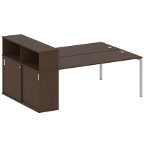 Metal System Quattro Р. ст. с шкафом-купе на П-образном м/к 40БП.РС-СШК-2.5 Т Акация/Антрацит металл 2210*1475*1098 Metal System Quattro Р. ст. с шкафом-купе на П-образном м/к 40БП.РС-СШК-2.5 Т Акация/Антрацит металл 2210*1475*1098