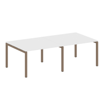 Metal System Quattro Перег. стол (2 столешницы) на П-образном м/к 50БП.ПРГ-2.2 Акация/Антрацит металл 2400*1235*750 Metal System Quattro Перег. стол (2 столешницы) на П-образном м/к 50БП.ПРГ-2.2 Акация/Антрацит металл 2400*1235*750