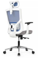 Кресло для руководителя RCH Step AW2320 Синяя спинка/Синее сиденье