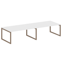 Metal System Quattro Перег. стол (2 столешницы) на О-образном м/к 50БО.ПРГ-2.5 Акация/Антрацит металл 3600*1235*750 Metal System Quattro Перег. стол (2 столешницы) на О-образном м/к 50БО.ПРГ-2.5 Акация/Антрацит металл 3600*1235*750