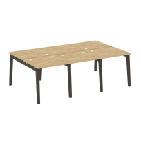 Onix Wood Рабочая станция OW.D.RS-6.0.7 Белый бриллиант/Дуб светлый/Белый металл 2340*1475*750 Onix Wood Рабочая станция OW.D.RS-6.0.7 Белый бриллиант/Дуб светлый/Белый металл 2340*1475*750