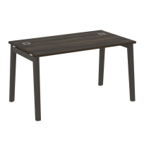 Onix Wood Direct Стол руководителя OW.SRR-3.8 Белый бриллиант/Дуб светлый/Белый металл 1380*800*750 Onix Wood Direct Стол руководителя OW.SRR-3.8 Белый бриллиант/Дуб светлый/Белый металл 1380*800*750