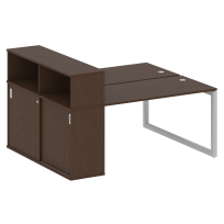 Metal System Quattro Р. ст. с шкафом-купе на О-образном м/к 50БО.РС-СШК-2.3 Т Акация/Антрацит металл 1810*1475*1098 Metal System Quattro Р. ст. с шкафом-купе на О-образном м/к 50БО.РС-СШК-2.3 Т Акация/Антрацит металл 1810*1475*1098