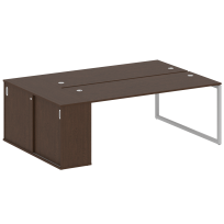 Metal System Quattro Р. ст. с шкафом-купе на О-образном м/к 40БО.РС-СШК-1.5 Т Акация/Антрацит металл 2210*1475*750 Metal System Quattro Р. ст. с шкафом-купе на О-образном м/к 40БО.РС-СШК-1.5 Т Акация/Антрацит металл 2210*1475*750