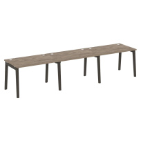 Onix Wood Рабочая станция OW.RS-3.2.8 Белый бриллиант/Дуб светлый/Белый металл 3540*800*750 Onix Wood Рабочая станция OW.RS-3.2.8 Белый бриллиант/Дуб светлый/Белый металл 3540*800*750