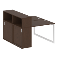 Metal System Quattro Р. ст. с шкафом-купе на О-образном м/к 50БО.РС-СШК-2.1 Т Акация/Антрацит металл 1410*1475*1098 Metal System Quattro Р. ст. с шкафом-купе на О-образном м/к 50БО.РС-СШК-2.1 Т Акация/Антрацит металл 1410*1475*1098