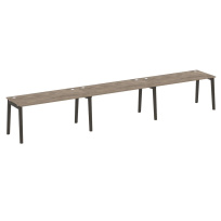 Onix Wood Рабочая станция OW.RS-3.4.7 Белый бриллиант/Дуб светлый/Белый металл 4740*720*750 Onix Wood Рабочая станция OW.RS-3.4.7 Белый бриллиант/Дуб светлый/Белый металл 4740*720*750