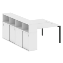Metal System Quattro Р. ст. с шкафом-купе на П-образном м/к 50БП.РС-СШК-4.3 Т Акация/Антрацит металл 1810*2332*1098 Metal System Quattro Р. ст. с шкафом-купе на П-образном м/к 50БП.РС-СШК-4.3 Т Акация/Антрацит металл 1810*2332*1098