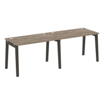 Onix Wood Рабочая станция OW.RS-2.2.7 Белый бриллиант/Дуб светлый/Белый металл 2360*720*750 Onix Wood Рабочая станция OW.RS-2.2.7 Белый бриллиант/Дуб светлый/Белый металл 2360*720*750