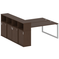 Metal System Quattro Р. ст. с шкафом-купе на О-образном м/к 50БО.РС-СШК-4.5 Т Акация/Антрацит металл 2210*2332*1098 Metal System Quattro Р. ст. с шкафом-купе на О-образном м/к 50БО.РС-СШК-4.5 Т Акация/Антрацит металл 2210*2332*1098