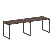 Metal System Quattro Р. ст. на 2 раб. места на О-образном м/к 40БО.СМ-2.2 Акация/Антрацит металл 2400*720*750 Metal System Quattro Р. ст. на 2 раб. места на О-образном м/к 40БО.СМ-2.2 Акация/Антрацит металл 2400*720*750