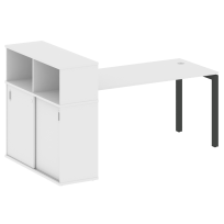 Metal System Quattro Стол офисный с шкафом-купе на П-образном м/к 50БП.РС-СШК-3.4 Т Вяз/Мокко металл 2010×1120×1098 Metal System Quattro Стол офисный с шкафом-купе на П-образном м/к 50БП.РС-СШК-3.4 Т Вяз/Мокко металл 2010×1120×1098