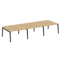 Onix Wood Рабочая станция OW.D.RS-6.3.7 Белый бриллиант/Дуб светлый/Белый металл 4140*1475*750 Onix Wood Рабочая станция OW.D.RS-6.3.7 Белый бриллиант/Дуб светлый/Белый металл 4140*1475*750