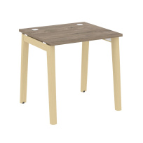 Onix Wood Стол офисный OW.SP-0.7 Дуб мали/Дуб светлый/Белый металл 780×720×750 Onix Wood Стол офисный OW.SP-0.7 Дуб мали/Дуб светлый/Белый металл 780×720×750