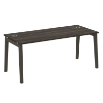 Onix Wood Direct Стол руководителя OW.SRR-5.8 Белый бриллиант/Дуб светлый/Белый металл 1780*800*750 Onix Wood Direct Стол руководителя OW.SRR-5.8 Белый бриллиант/Дуб светлый/Белый металл 1780*800*750